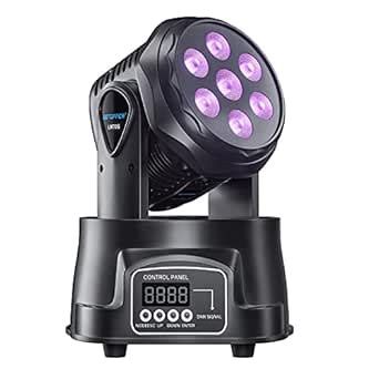 BETOPPER Stage Light LED Moving Head Professional DMX512 RGBW 7x8W 9 ...
