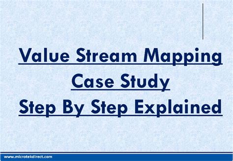 Image result for Value Stream Mapping Step by Step