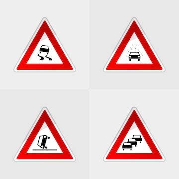 Image result for Highway Code Red Warning Triangle