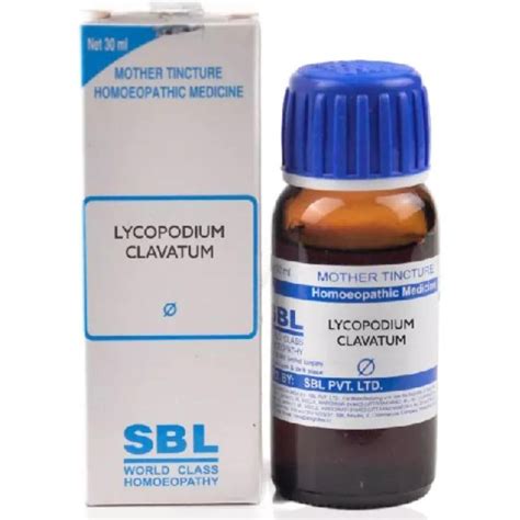 Buy SBL Lycopodium Clavatum Q Mother Tincture, 30 ml | 19 Minutes ...