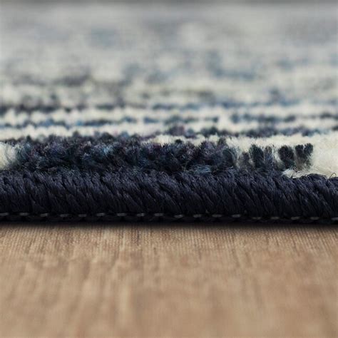 Mohawk Home Prismatic 9 X 12 (ft) Navy Indoor Abstract Mid-century ...