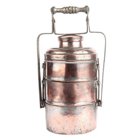 Copper Three Container Lunch Box
