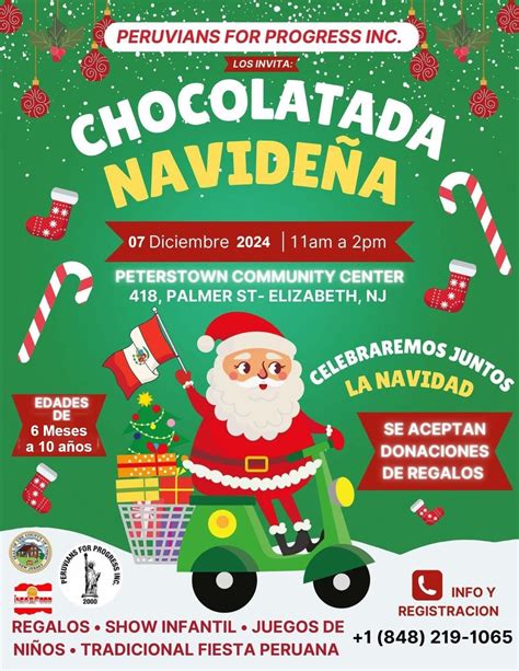 Christmas Chocolatada, Peterstown Community Center, Elizabeth, 7 ...