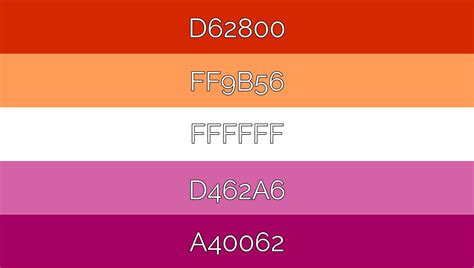 Official Pride Colors 2025: Exact Color Codes for 15 Pride Flags ...