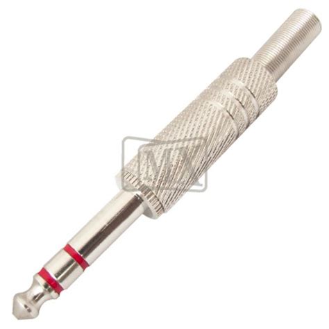 MX 6.35mm P-38 Stereo Male Connector Full Metal With Spring Copper ...