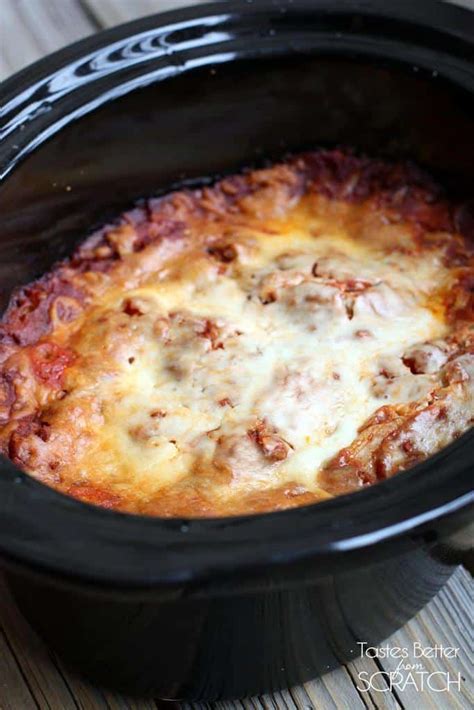 Slow Cooker Lasagna   Tastes Better From Scratch