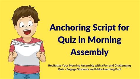 Image result for Anchoring Script On General Knowledge