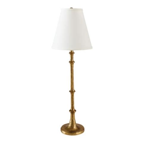 Janie Buffet Lamp with Handmade Aluminum & Antique Brass Finish