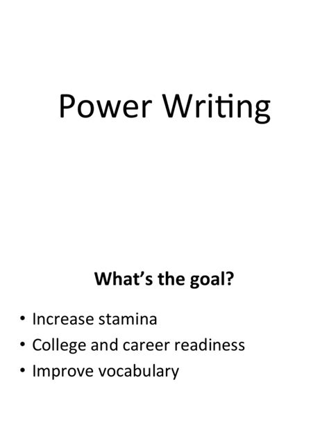Power Writing Strategy 的图像结果