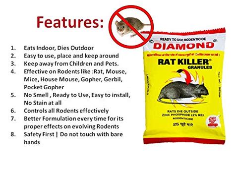 DIAMOND RAT KILLER Advance Granules Poison Rodent Control Amazing Quick ...