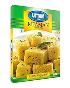 Uttam Khaman Instant Food - 1 kg (500g x 2) Makes 30 Each in Just 3 ...