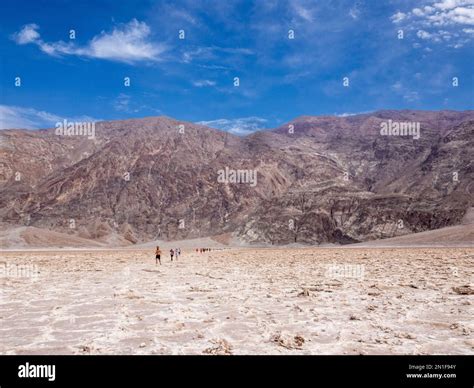 The Salt Flats of Badwater Basin, the lowest point in North America ...