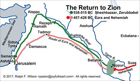 Rebuild and Renew: the Post-Exilic Books of Ezra, Nehemiah, Haggai, Zechariah, Malachi, links to ...