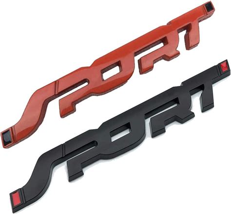 Buy 2Pack Metal Car Sport Sticker,HUAPX 3D Premium Car Side Fender Rear ...