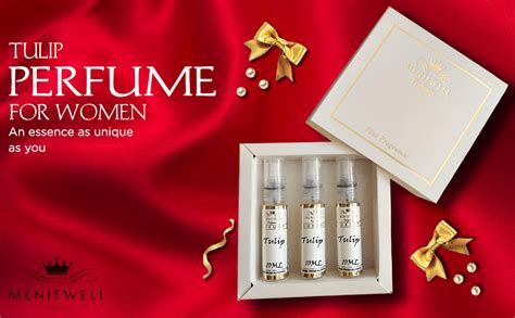 Buy Menjewell Pack of 3 Tulip Perfume For Women | Fragrance Spray | Eau ...