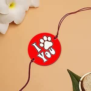 Buy petyantra Pet Dog Paw Rakhi Rakshabandhan Gift for Dog Brother ...
