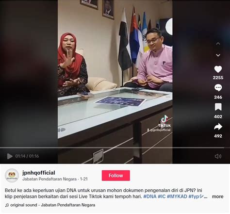 Ujian DNA hanya syarat untuk kes-kes tertentu dalam pendaftaran ...