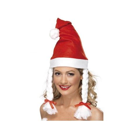Gorro mama noel con trenzas - Barullo.com