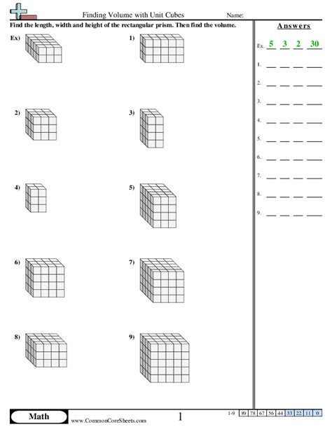 Image result for Cube Volume Worksheet