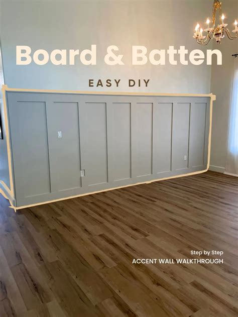 How To Board And Batten Accent Wall