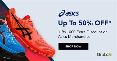 ASICS Promo Code Up to 50% + Rs 1000 Off Coupon | Jan 2021