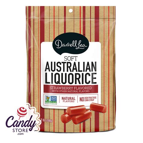 Darrell Lea Soft Eating Licorice Strawberry - 8ct – CandyStore.com