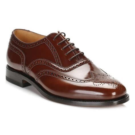 Lyst - Loake Mens Brown 202t Brogue Leather Shoes in Brown for Men