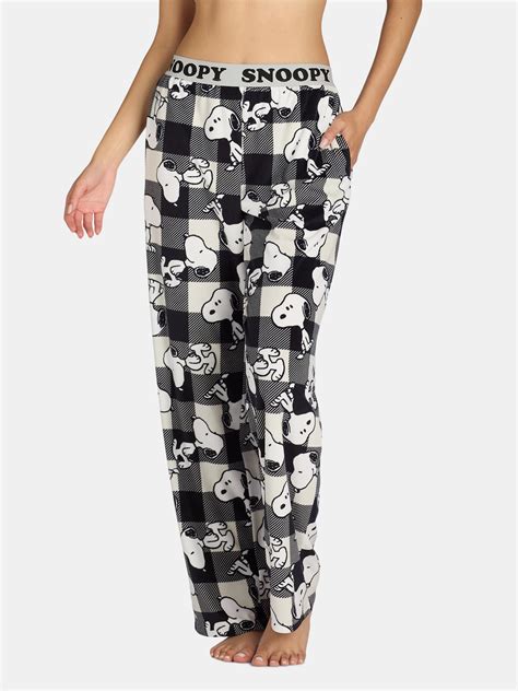 Peanuts Women's Snoopy Print Velour Sleep Pants, Sizes XS-3X - Walmart.com
