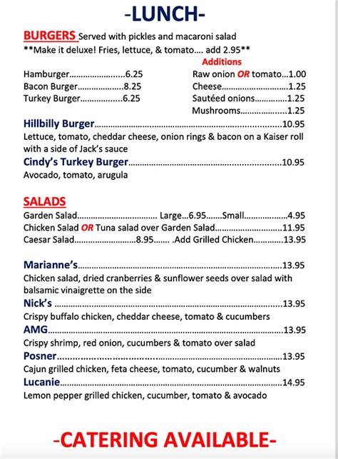 Image result for Jacks Menu Review