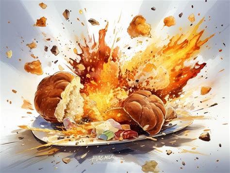 Image result for Exploding Food