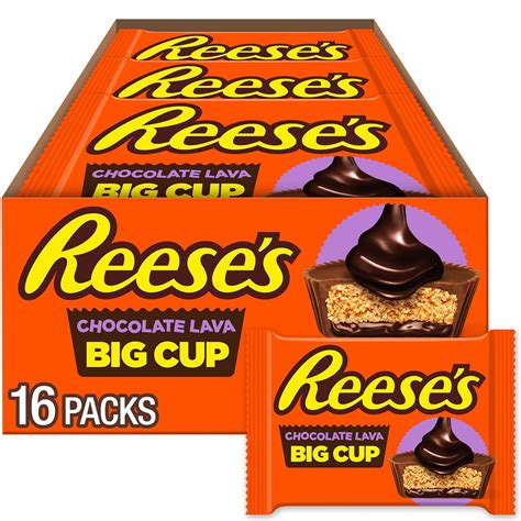 Amazon.com: REESE'S Big Cup Chocolate Lava Milk Chocolate Peanut Butter ...