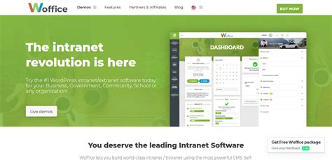 woffice v2 6 2 intranet extranet wordpress theme