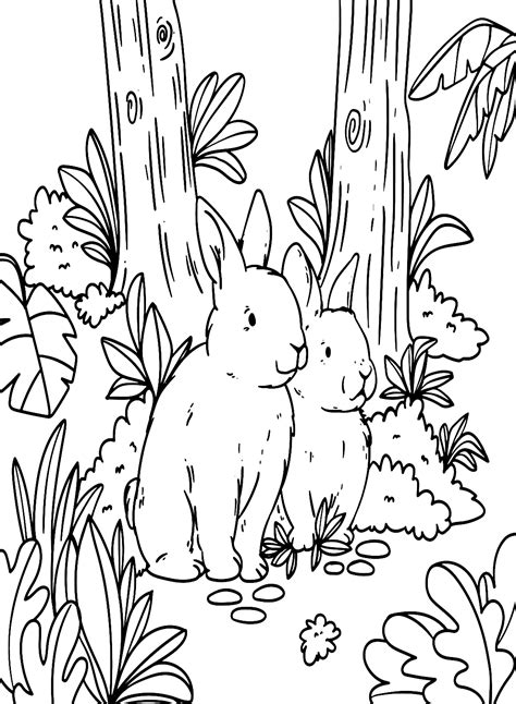 30+ Rabbit Coloring Pages - Free Printable PDF & Online Coloring