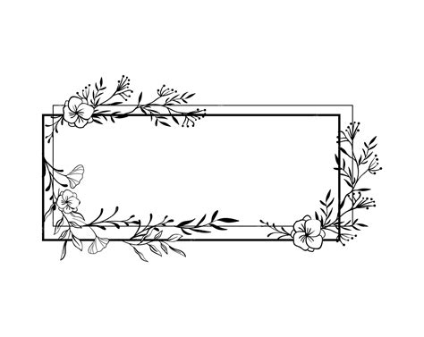 Floral frame | Premium Vector