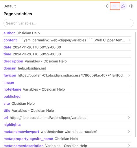 Image result for Web Clipper Obsidian Verable Code