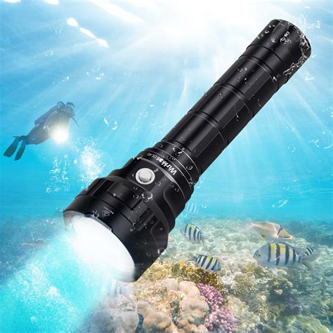 Buy Wurkkos DL40 Diving Flashlight, Bright Max 5000 Lumen Scuba Dive ...