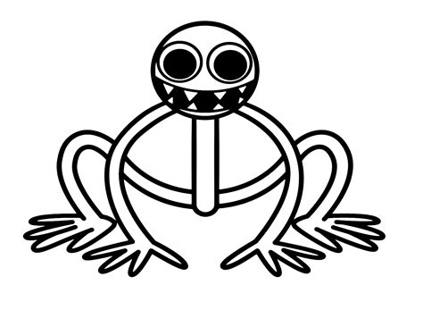 Rainbow Friends Printable Colouring Pages - Printable Free Templates