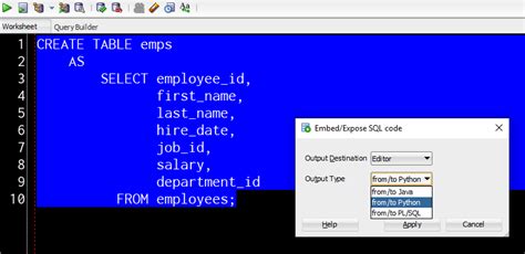 Image result for SQL Python Java
