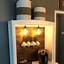 Image result for Coffee Bar Cabinet with Storage