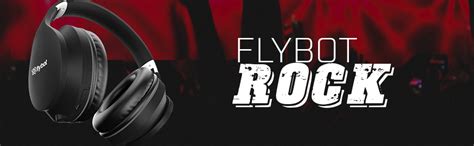 Flybot Rock Bluetooth Wireless Over Ear Headphone with Mic (Silver ...