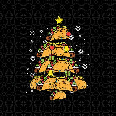 Oh Taco Tree Png, Mexico Christmas Png, Taco Png, Christmas Taco, Tacos ...