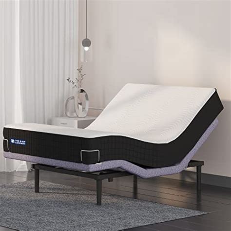 The Sleep Company Elev8 Smart Adjustable Bed | Bed Base + Luxe Hybrid 8 ...
