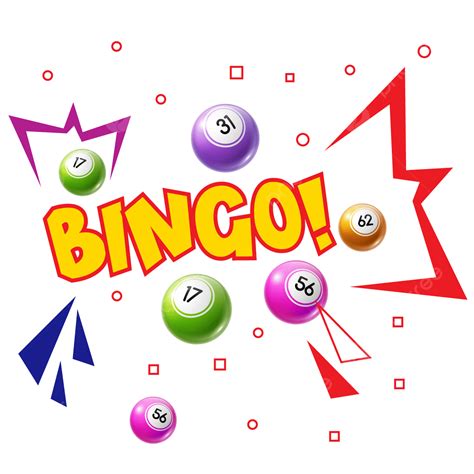 Bingo Abstract Design With Color Art, Kids, Cartoon, Game PNG and ...