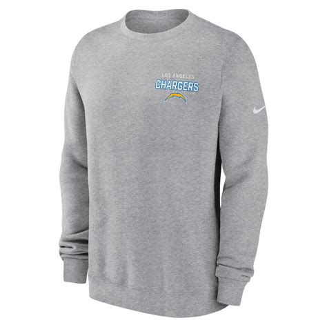 Grey Los Angeles Chargers Sweatshirts. Nike.com