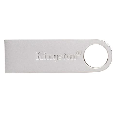 金士顿（Kingston）16GB U盘 DTSE9 金属 银色精巧时尚 稳定可靠 - 办公用品 办公文具