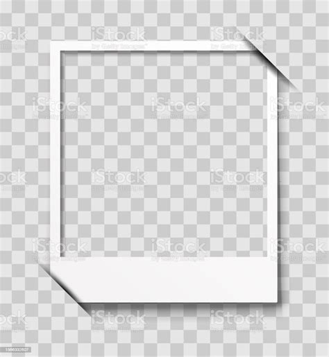 Transparent Polaroid Frame Stock Illustration - Download Image Now ...