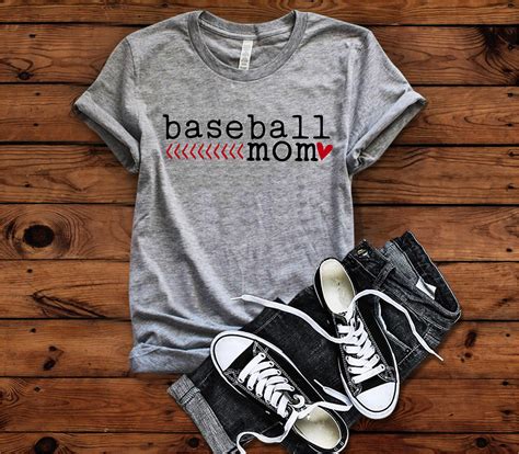Baseball Mom Shirt, Baseball Mom T-shirt, Baseball Mom, Baseball Sports ...