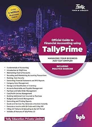 Buy Official Guide to Financial Accounting using TallyPrime Book Online ...