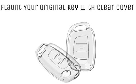 Ashar Key Hub Clear TPU Key Cover Compatible Flip Key for Hyundai Exter ...