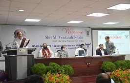 Shri Venkaiah Naidu visits ICAR-NRC on Mithun, Nagaland | ICAR